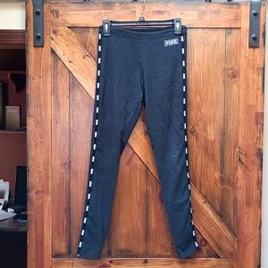 Pink Black leggings small